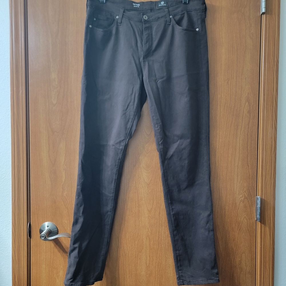 BOGO AG Adriano Goldschmied The Prima Cigarette Leg Pants Brown Size 31 Regular